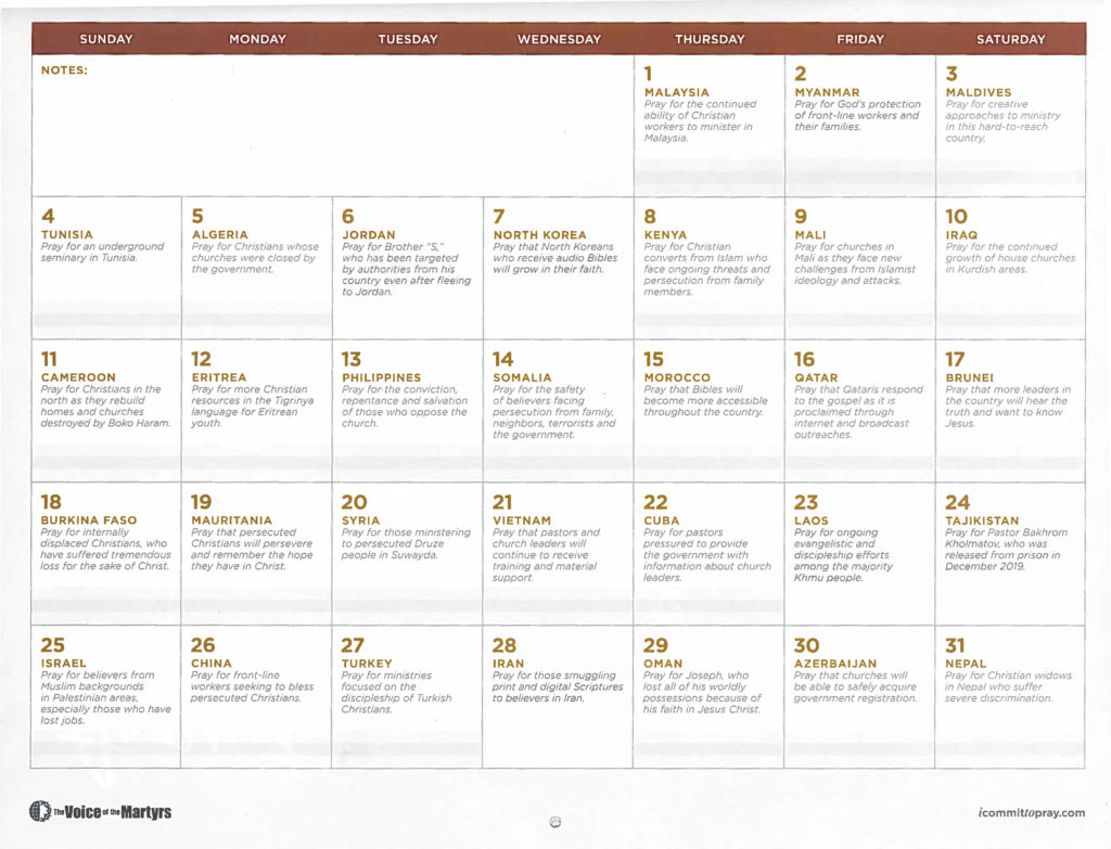 31 Days of Prayer Living Proof Ministries